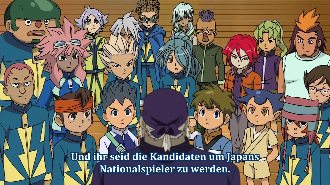 Inazuma Eleven Staffel 3 Folge 1 Deutsch HD -  Versammelt euch! Japans Repräsentanten! - Inazuma TV +
