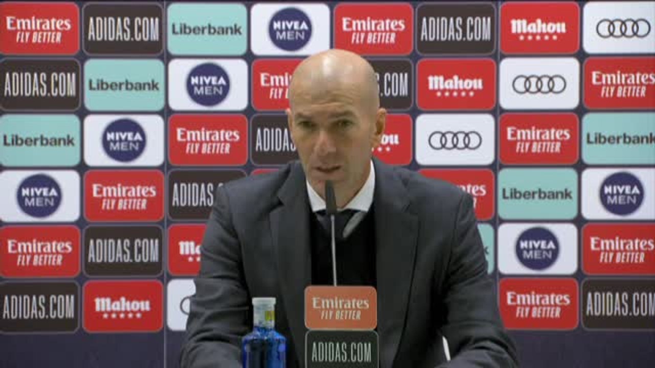 Zidane: "No hemos ganado nada, pero hay que estar contentos con el trabajo bien hecho"