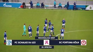 Freistoß-Hammer kurz vor Schluss | FC Schalke 04 II – SC Fortuna Köln (Regionalliga West)