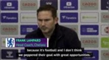 Lampard concedes Chelsea 'not at our best' in Everton defeat