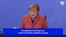 Allemagne: Angela Merkel annonce la fermeture des magasins à partir de mercredi