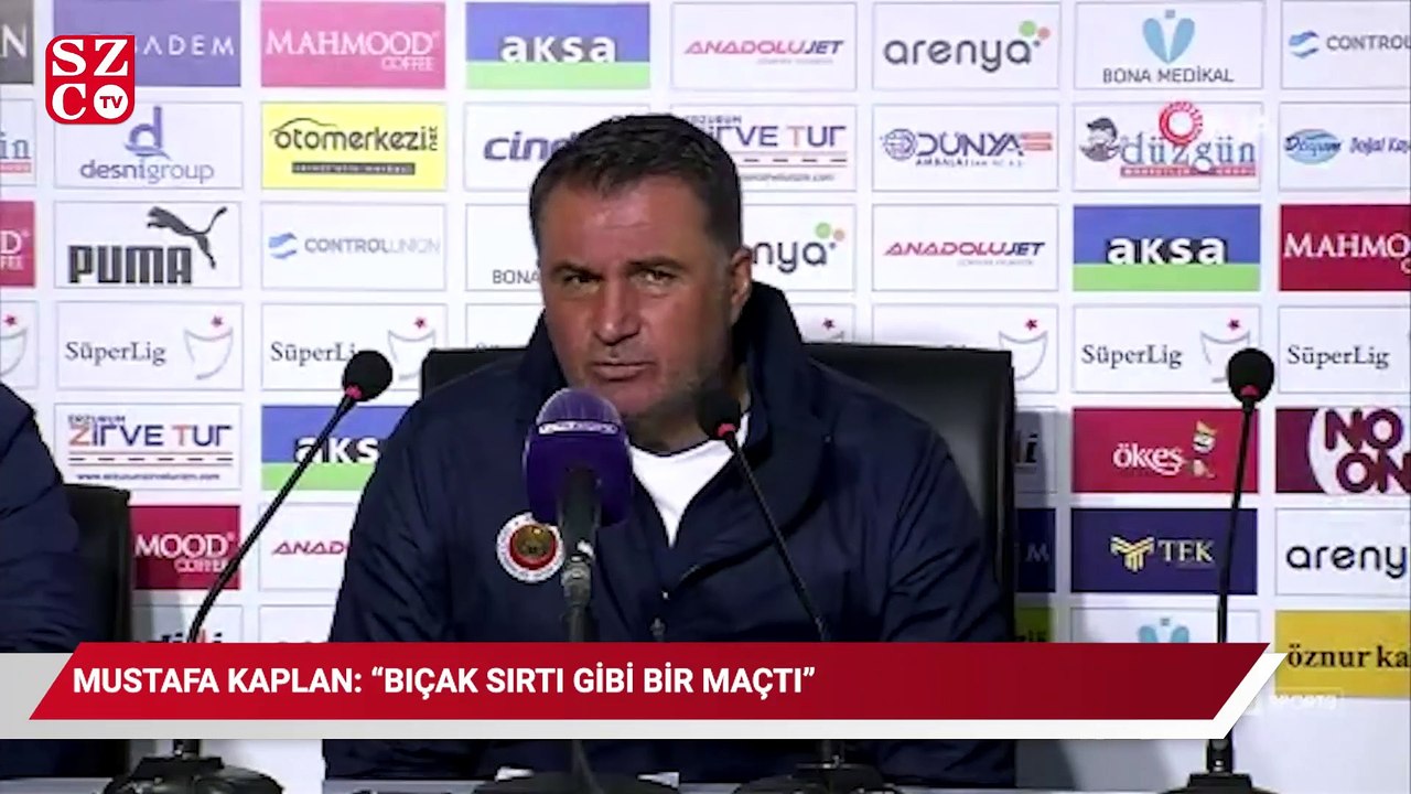 Mustafa Kaplan: “Bıçak sırtı gibi bir maçtı, kazandığımız için de mutluyuz”