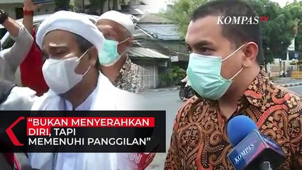 Kuasa Hukum: Habib Rizieq Bukan Menyerahkan Diri, Tapi Memenuhi Panggilan