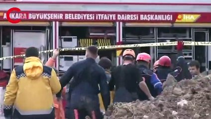 Ankara’da 2 işçi göçük altında kaldı