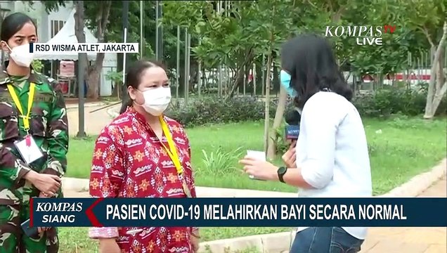 Pasien Corona Melahirkan Bayi Secara Normal di RS Wisma Atlet