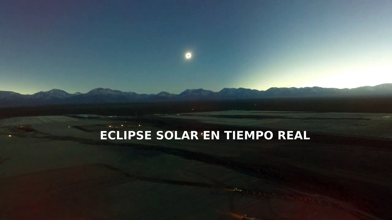 Majestuosas imágenes de eclipse solar desde un drone