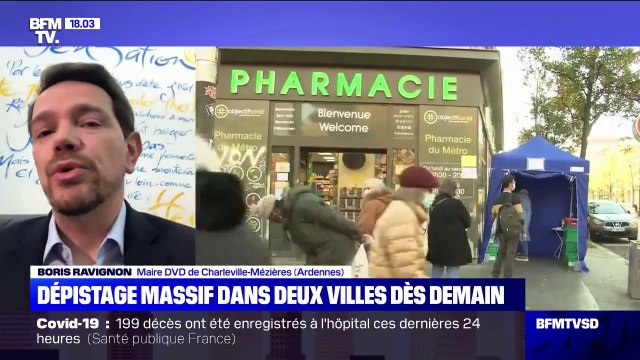 Dépistage massif: le maire de Charleville-Mézières estime qu' il faut permettre aux gens de s'isoler