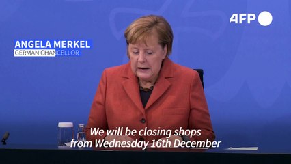 Non-essential shops to close in Germany: Merkel