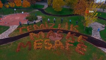 Sonbahardan dünyaya mesaj: “Temizlik-Maske-Mesafe”