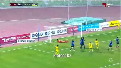 هدف الدولي الجزائري يوسف بلايلي في مباراة السيلية وقطر