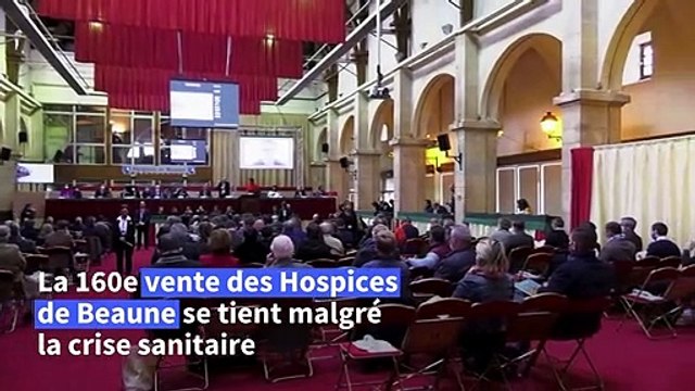 Vente des Hospices de Beaune: un beau millésime sur fond de crise