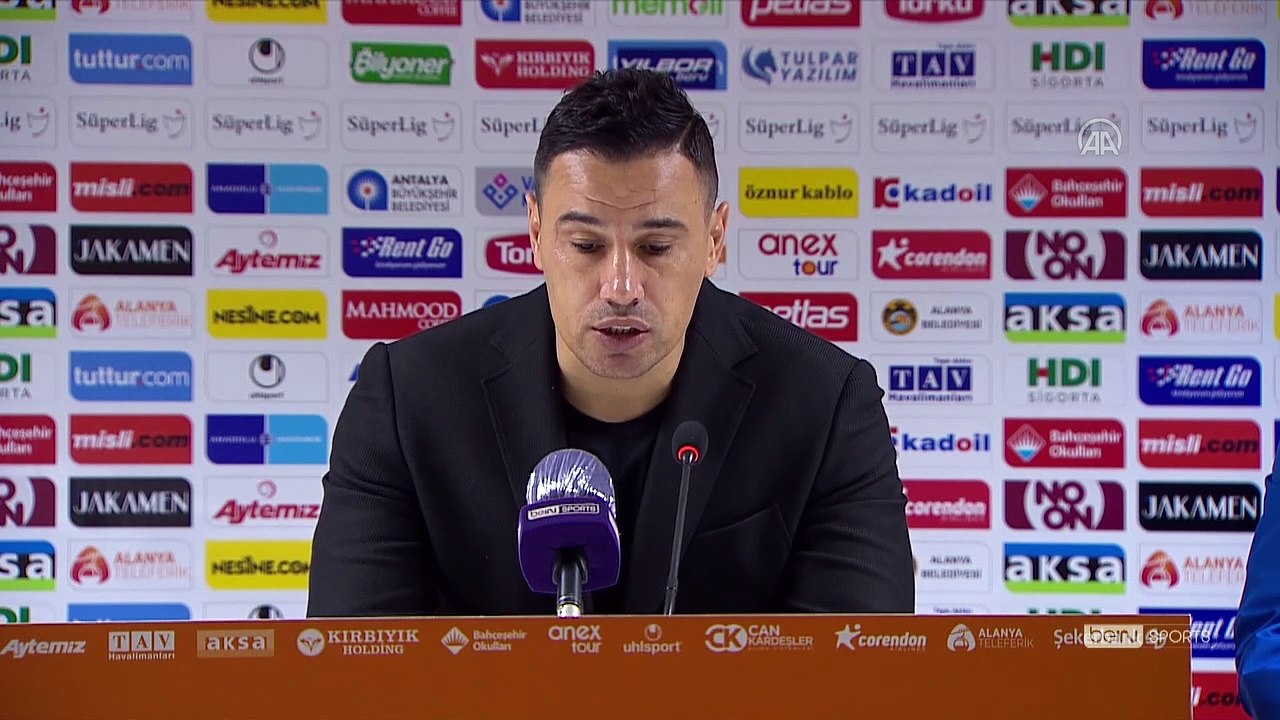 ANTALYA - Aytemiz Alanyaspor-Beşiktaş maçının ardından - Çağdaş Atan