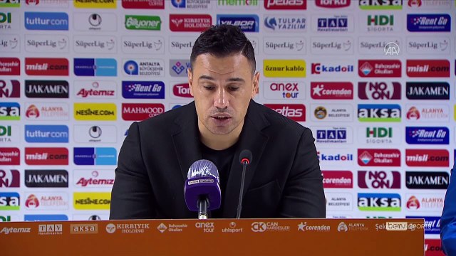 ANTALYA - Aytemiz Alanyaspor-Beşiktaş maçının ardından - Çağdaş Atan