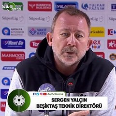 Sergen Yalçın: "Bizim maçlarımızda kural işlemiyor"
