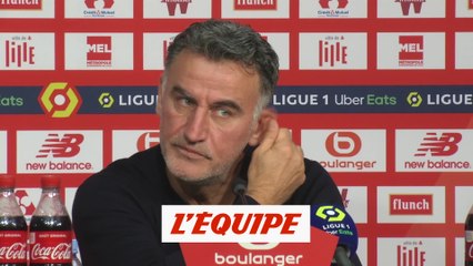 Galtier : «Prendre des points pour rester en haut» - Foot - L1 - Lille