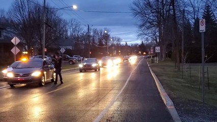 Train en panne à Delson - 13 décembre 2020