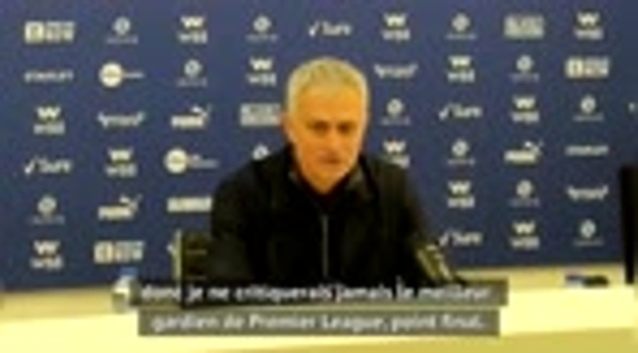 Tottenham - Mourinho : "Lloris est le meilleur gardien de Premier League"