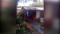 Residência tem telhado arrancado na Vila Tolentino e moradores pedem ajuda