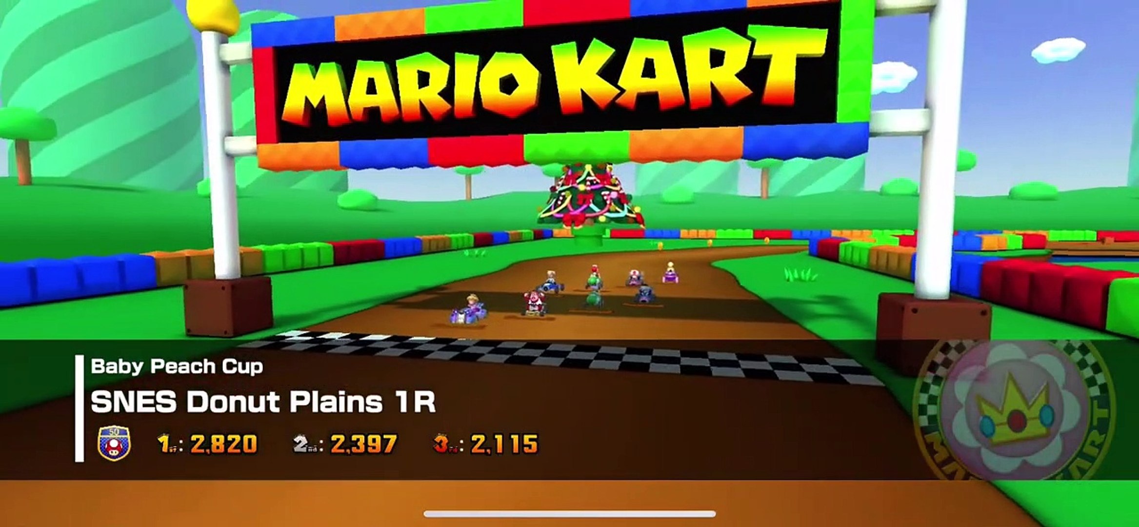 Mario Kart Tour - Super Nintendo Donut Plains 1R Gameplay - video  Dailymotion