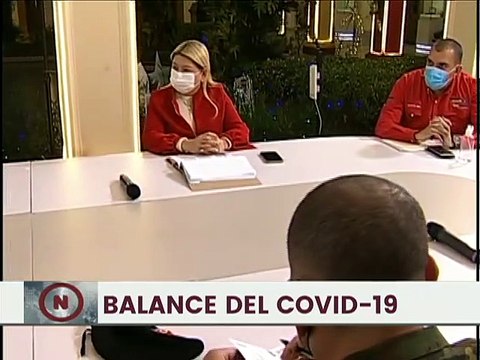 Delcy Rodríguez: Mantenemos una buena tasa de recuperación manteniendo el 95%