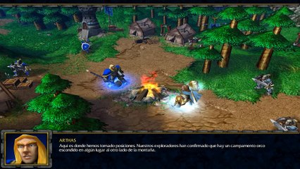 Warcraft 3 Reign of chaos HD campaña humanos historia escenas parte 1/2