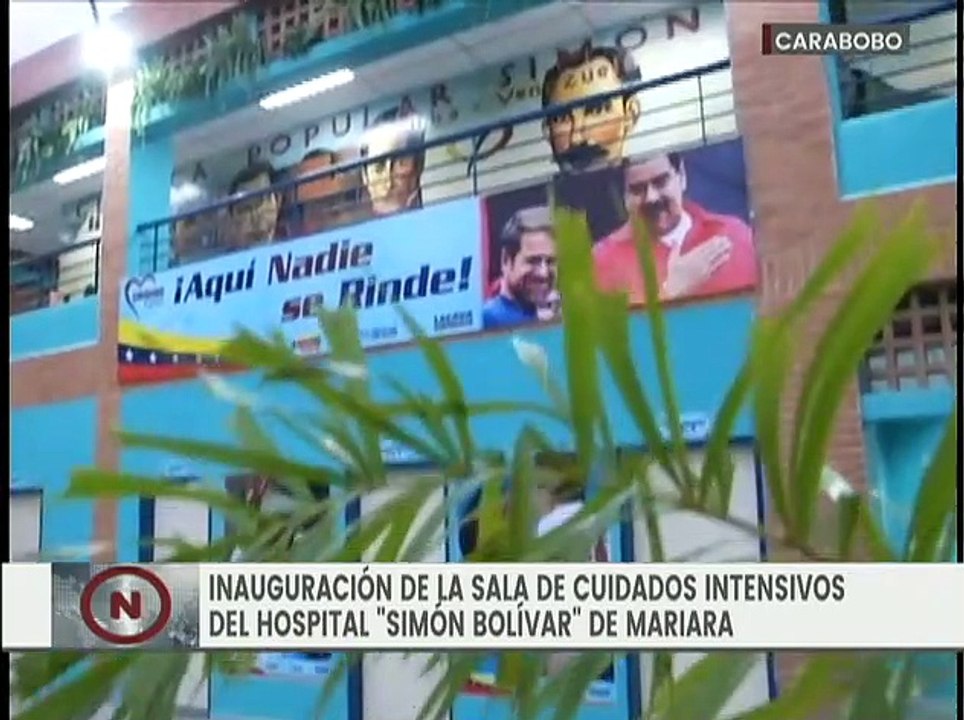 Inauguran  Sala de Cuidados Intensivos del hospital  “Simón Bolívar" de Mariara en Carabobo
