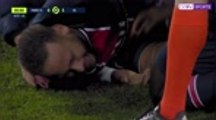 Neymar stretchered off as PSG lose to Lyon