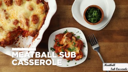 Meatball Sub Casserole Recipe - Fun, Easy and Delicious