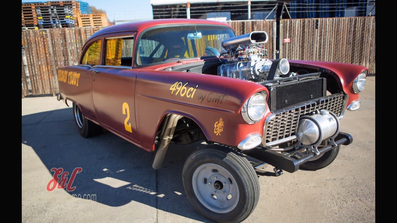 1955 Chevy Gasser - Blown Big Block Chevy - Four Speed - Race Car