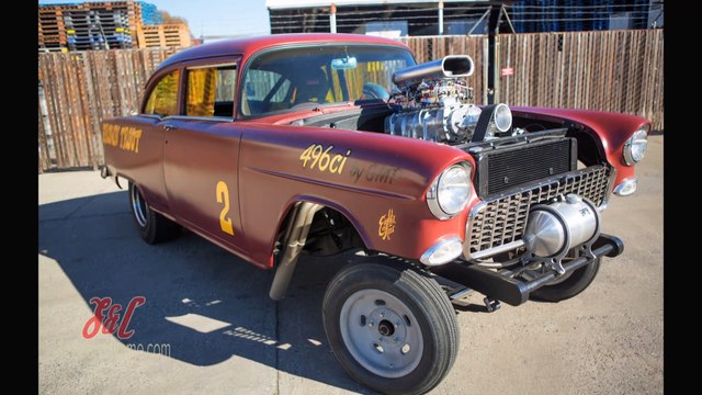 1955 Chevy Gasser - Blown Big Block Chevy - Four Speed - Race Car