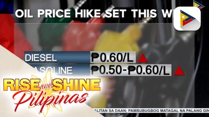 Oil price hike, asahan ngayong linggo