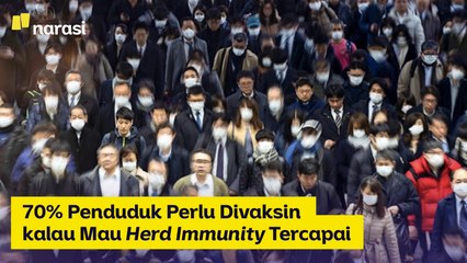 70% Penduduk Perlu Divaksin Kalau Mau Herd Immunity Tercapai | Narasi Newsroom