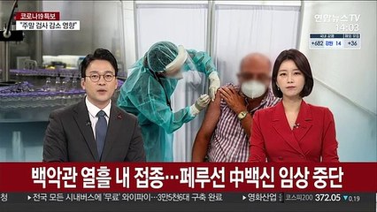 백악관 열흘 내 접종…페루선 中백신 임상 중단