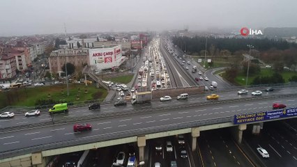 Kısıtlamanın ardından trafik yoğunluğu yüzde 58 oranına ulaştı