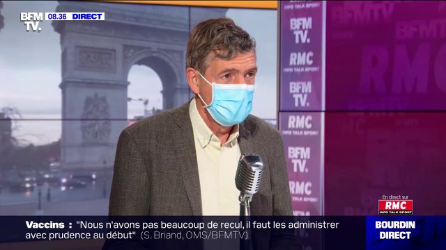 Covid-19: le Pr Éric Caumes évoque un risque assez réduit de contamination dans les lieux culturels