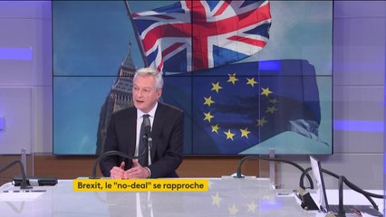 "Les grands perdants du Brexit, ce seront les Britanniques (...) le Brexit est une folie", rappelle le ministre de l'Économie Bruno Le Maire
