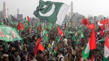 Opposition supporters rally to demand Pakistan PM Imran Khan quit
