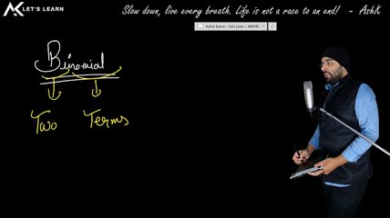 What is Binomial Theorem? | Class 11 Maths