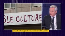 Confinement : Bruno le Maire promet d'accorder à la culture 