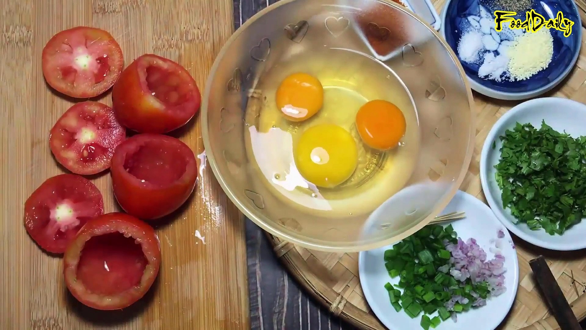 ⁣How To Cook Tomato Steamed Egg Dish / Cook Eggs / Cook Tomatoes