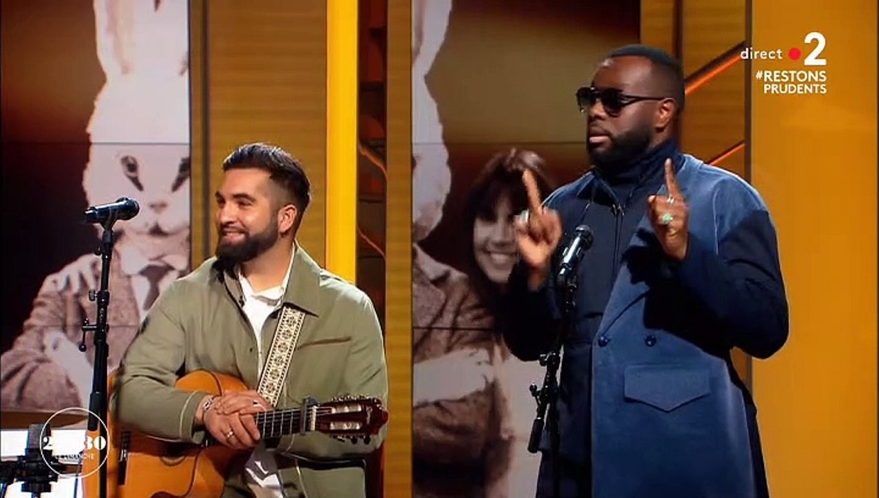 Chantal Goya a osé reprendre son titre culte "Un lapin" en rappant, dans l'émission "20h30, le dimanche" face au rappeur Gims.