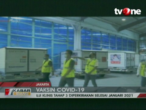 1,2 Juta Vaksin Covic-19 dari Sinovac Tunggu Izin BPOM