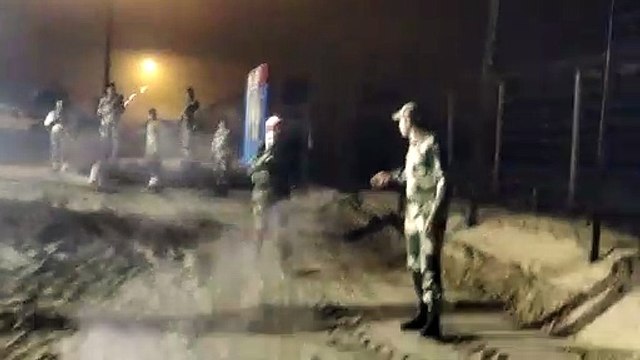 रात को बॉर्डर पर 180 किलोमीटर दौड़े बीएसएफ के जवान