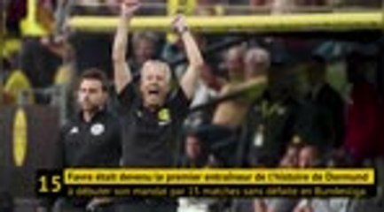 En chiffres - Le parcours de Favre avec Dortmund