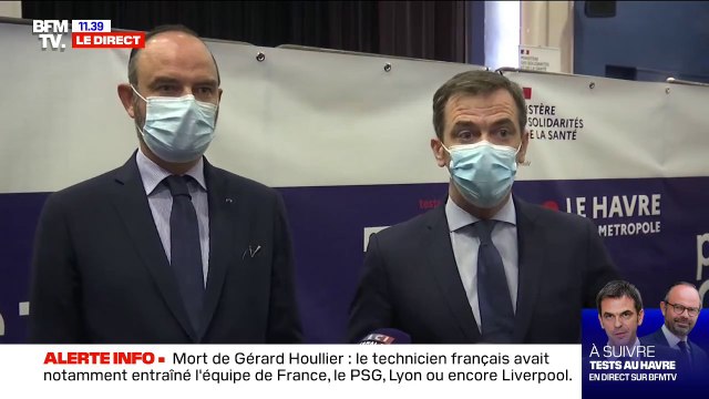 Olivier Véran au Havre: Nous renforçons notre stratégie tester-isoler-protéger