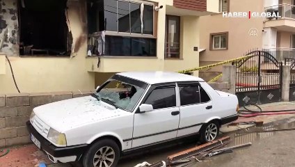 Uşak'ta iki evde doğal gaz patlaması!