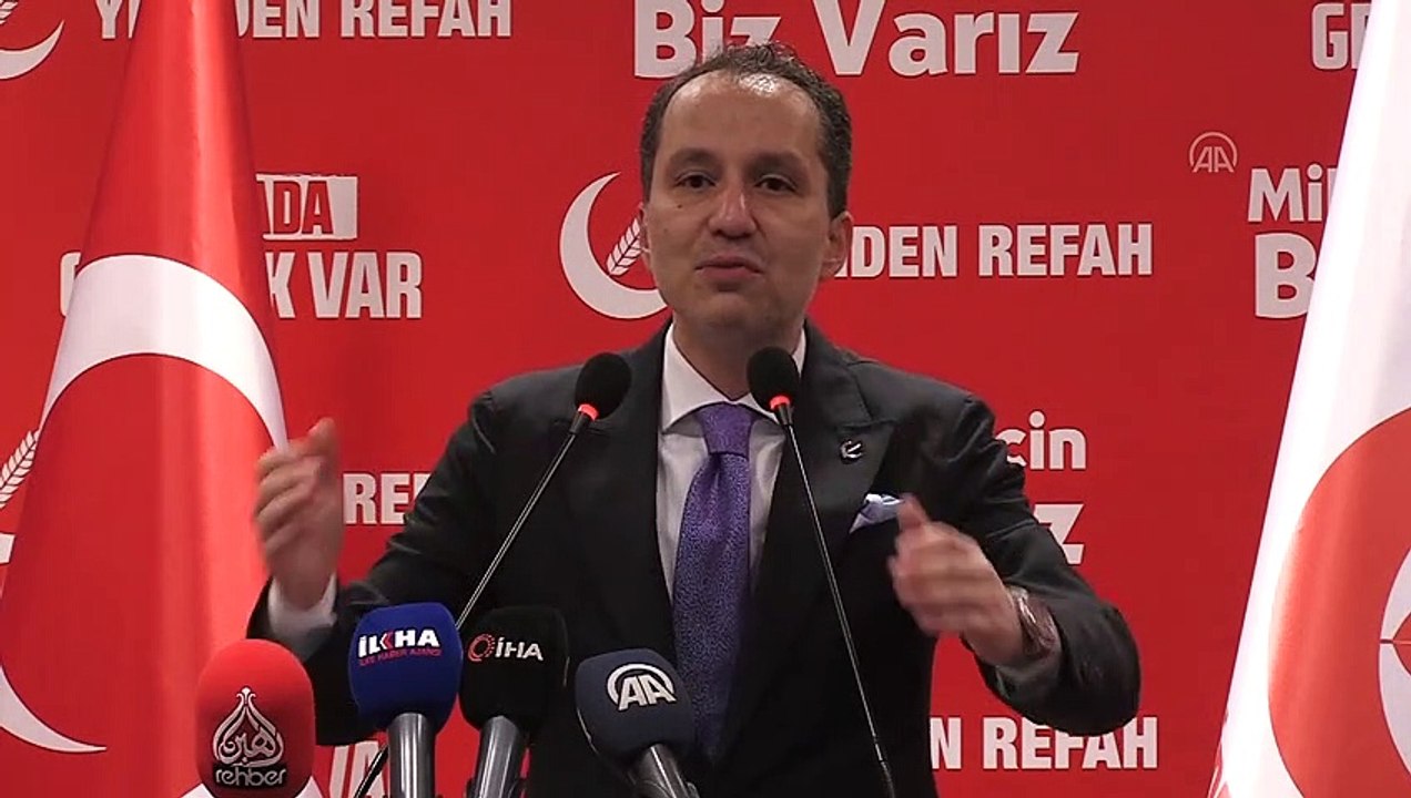 ANKARA - Yeniden Refah Partisi Genel Başkanı Erbakan gündemi değerlendirdi