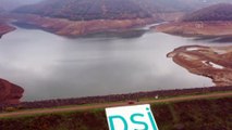 YALOVA - (Drone) İçme suyu ihtiyacının karşılandığı barajda su seviyesi azaldı