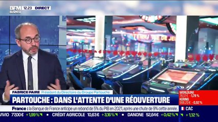 Fabrice Paire (Partouche) : Partouche, dans l'attente d'une réouverture -14/12