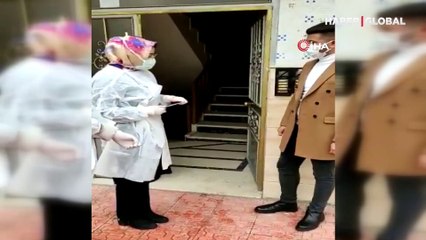 Tartışma yaratan koronavirüs kararı! Elazığ'da evlere asılmaya başlandı